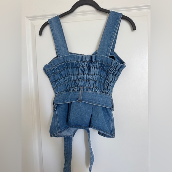 NANUSHKA Kaiko Top 90’s Blue Size S - Picture 6 of 14